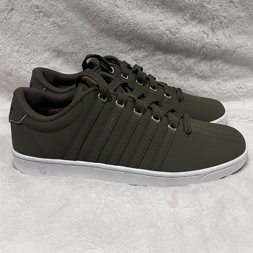 K-SWISS Court Pro II CMF 03629-373 Men USA 9 UK 8 EUR 42 Burnt Olive Green NWOB